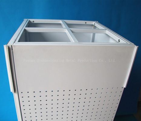 lo scaffale di esposizione girante di altezza di lunghezza 1440mm di 540mm, Pegboard girante visualizza quattro parteggiati