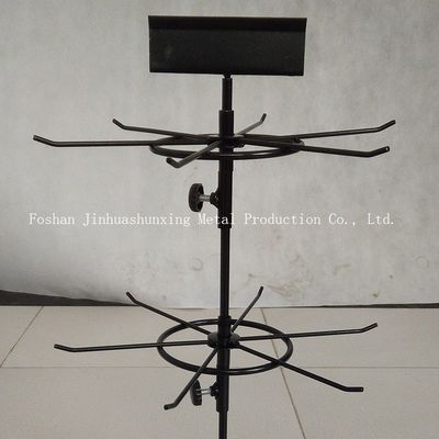 Scaffale di esposizione cosmetico di lunghezza 330mm di altezza 460mm, scaffale dei gioielli degli orecchini 2 strati