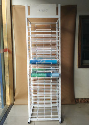 Scaffali di esposizione di separazione di carta del supermercato di colore dello scaffale RAL dell'opuscolo 40kg Capcacity