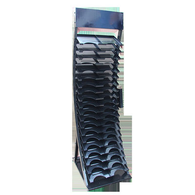 lo scaffale di esposizione del campione delle mattonelle di larghezza di lunghezza 700mm di 575mm, esposizione della piastrella di ceramica tormenta nero