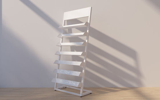scaffale di esposizione della rivista del metallo di lunghezza di 650mm 