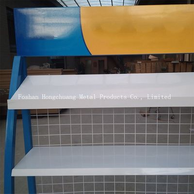 Gli accessori dell'automobile di stile H850mm di modernizzazione visualizzano lo scaffale con il blu