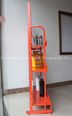 Banco di mostra dell'olio del metallo di approvazione di TUV di 3 file per olio lubrificante per pavimento