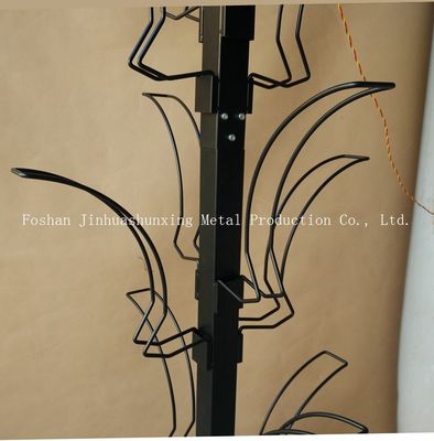 Gli accessori dell'automobile di L700mm W700mm visualizzano lo scaffale, banchi di mostra del casco con il gancio