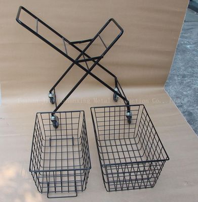 Canestro di tennis di larghezza di altezza 600mm di piegatura 950mm con le ruote due strati