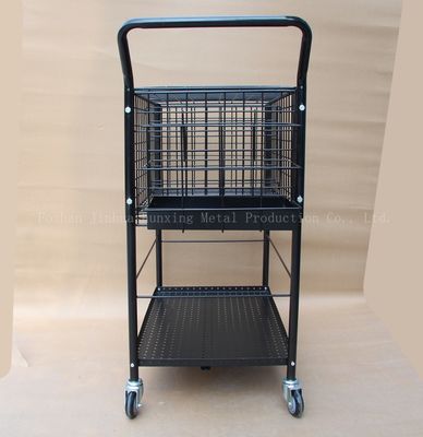 alto 370mm ampio carretto di insegnamento di tennis della palla di Ballport 325 dello scaffale di stoccaggio dell'articolo sportivo di 800mm, colore nero