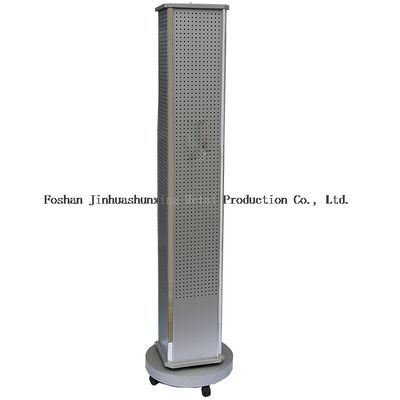 Larghezza mobile 270mm di altezza 1720mm tre lati che girano il supporto dell'opuscolo, scaffali di esposizione del supermercato per i dettaglianti