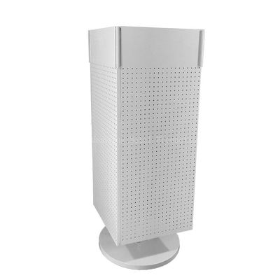 lo scaffale di esposizione girante di altezza di lunghezza 1440mm di 540mm, Pegboard girante visualizza quattro parteggiati