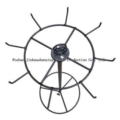scaffale di esposizione girante di larghezza di altezza 100mm di 550mm con i ganci