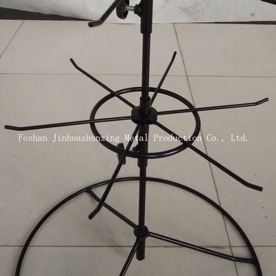 Scaffale di esposizione cosmetico di lunghezza 330mm di altezza 460mm, scaffale dei gioielli degli orecchini 2 strati