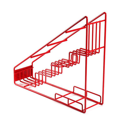 Scaffale di esposizione della scala della bottiglia di vetro dello scaffale di stoccaggio del metallo della bottiglia dello sciroppo