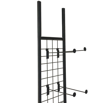 organizzatore Rack, il nero d'attaccatura dell'abbigliamento di altezza di larghezza 1800mm di 300mm del supporto di Chappal
