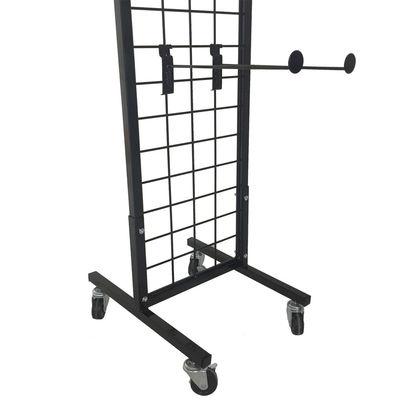 organizzatore Rack, il nero d'attaccatura dell'abbigliamento di altezza di larghezza 1800mm di 300mm del supporto di Chappal