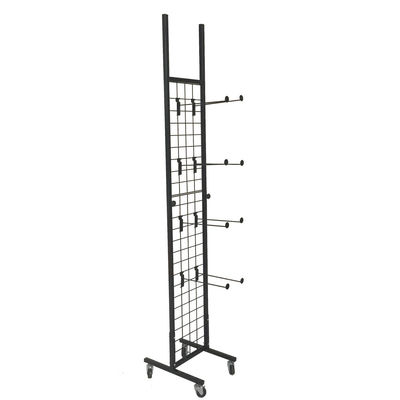 organizzatore Rack, il nero d'attaccatura dell'abbigliamento di altezza di larghezza 1800mm di 300mm del supporto di Chappal