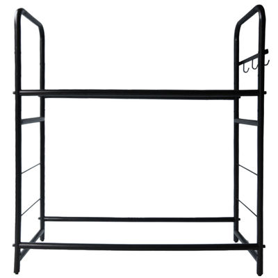 Il nero dello scaffale di esposizione degli accessori dell'automobile di larghezza 1180mm di profondità 460mm