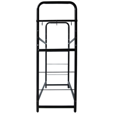 Il nero dello scaffale di esposizione degli accessori dell'automobile di larghezza 1180mm di profondità 460mm