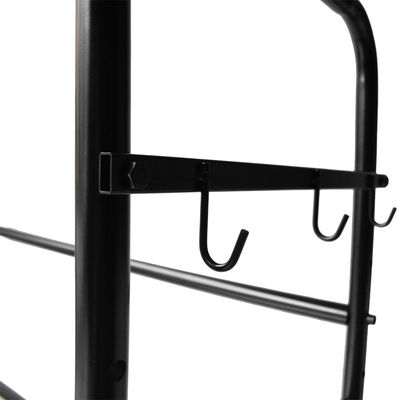 Il nero dello scaffale di esposizione degli accessori dell'automobile di larghezza 1180mm di profondità 460mm