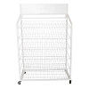 Supporto di Mesh Wire Storage Display Rack delle merci del pane del forno con le ruote