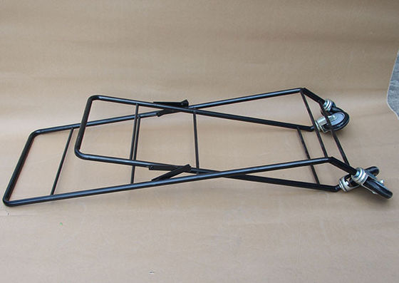 Due strati di H950mm W600mm dell'articolo sportivo dello scaffale di stoccaggio, carrello della pallina da tennis pieghevole