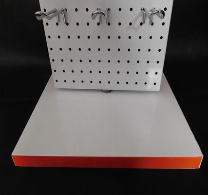 Condizione su misura del pavimento dello scaffale dello strumento di Pegboard di altezza di larghezza 589mm di logo 380mm