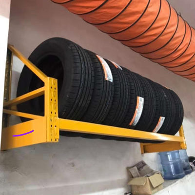 Lo scaffale su ordinazione del LH Logo Heavy Duty Tire Rack, gomma di attaccatura di parete tormenta lo scaffale di esposizione ispessito e d'acciaio per il negozio