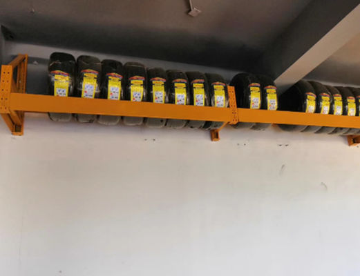 Lo scaffale su ordinazione del LH Logo Heavy Duty Tire Rack, gomma di attaccatura di parete tormenta lo scaffale di esposizione ispessito e d'acciaio per il negozio