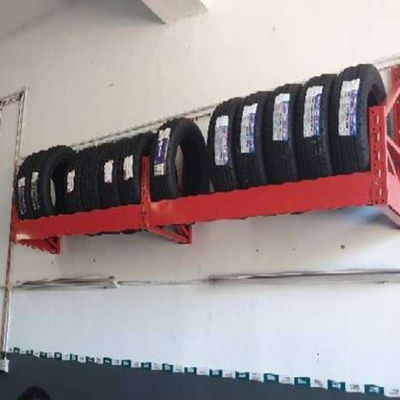 Lo scaffale su ordinazione del LH Logo Heavy Duty Tire Rack, gomma di attaccatura di parete tormenta lo scaffale di esposizione ispessito e d'acciaio per il negozio