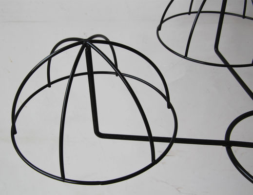 Scaffale di esposizione multi livello del cappello del certificato di TUV di colore nero smontabile