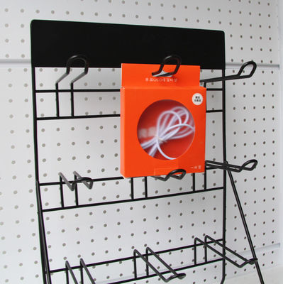 Mini Metal Wire Display Rack, supporto del trasduttore auricolare di Mesh Display Stands For Battery del cavo