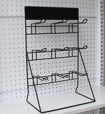 Mini Metal Wire Display Rack, supporto del trasduttore auricolare di Mesh Display Stands For Battery del cavo