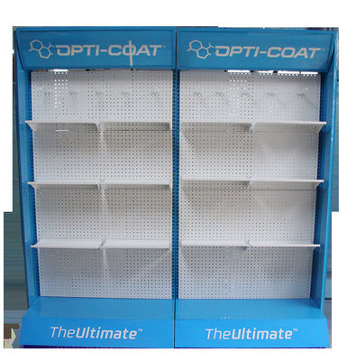 La lunghezza blu Peg Hook Display Rack Powder di profondità 1000mm di colore 500mm ha ricoperto