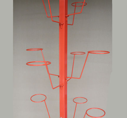 Portatile mobile dello scaffale di esposizione di calcio di colore di HongChuang RAL con 20 cappelli