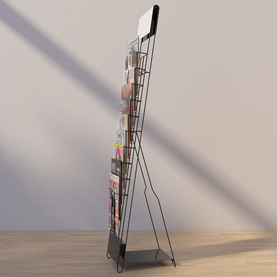 Altezza su misura 1310mm di lunghezza 250mm degli scaffali di esposizione del supermercato della rivista
