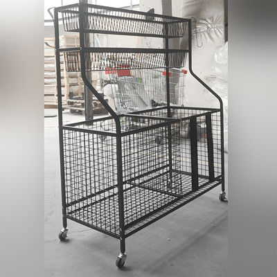 42inch organizzatore Rack With Baskets dell'articolo sportivo di lunghezza di altezza 36inch e ganci