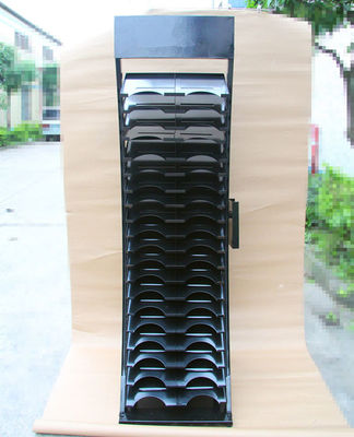 lo scaffale di esposizione del campione delle mattonelle di larghezza di lunghezza 700mm di 575mm, esposizione della piastrella di ceramica tormenta nero