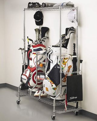 Scaffale del filo di acciaio di Rack Heavy Duty dell'organizzatore dell'attrezzatura di golf di TUV