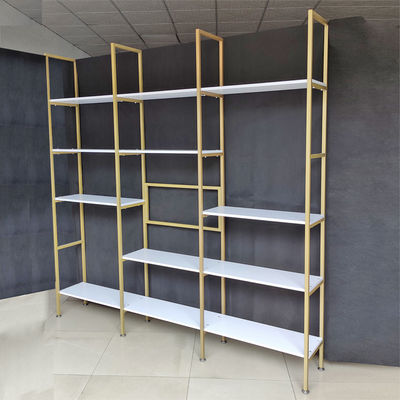 Scaffale per libri industriale dell'angolo della scala di 12 scaffali con l'organizzatore di stoccaggio dell'espositore di 4 file