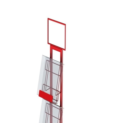 Scaffale della scaffalatura di Shelf Magazine Display dell'organizzatore del metallo del giornale del cavo